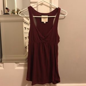 Abercrombie Kids Girly burgundy tank top.